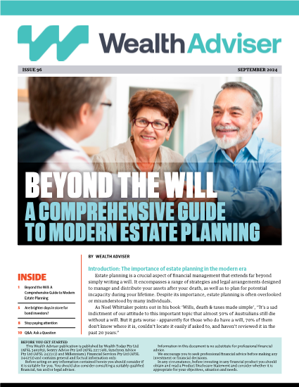 Wealth Adviser newsletter - Issue 96